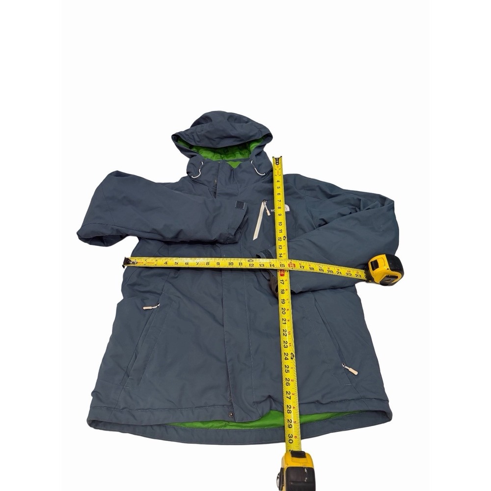 The North Face Men's Bansko Jacket Hooded Green HyVent Size L - Picture 3 of 6